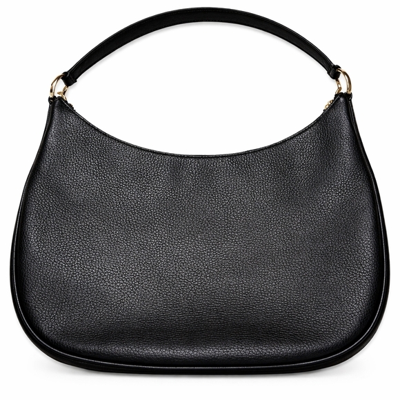 👜 Kate Spade Weston Hobo Shoulder Bag | Black Pebbled Leather | Gold Hardware - Picture 2 of 8